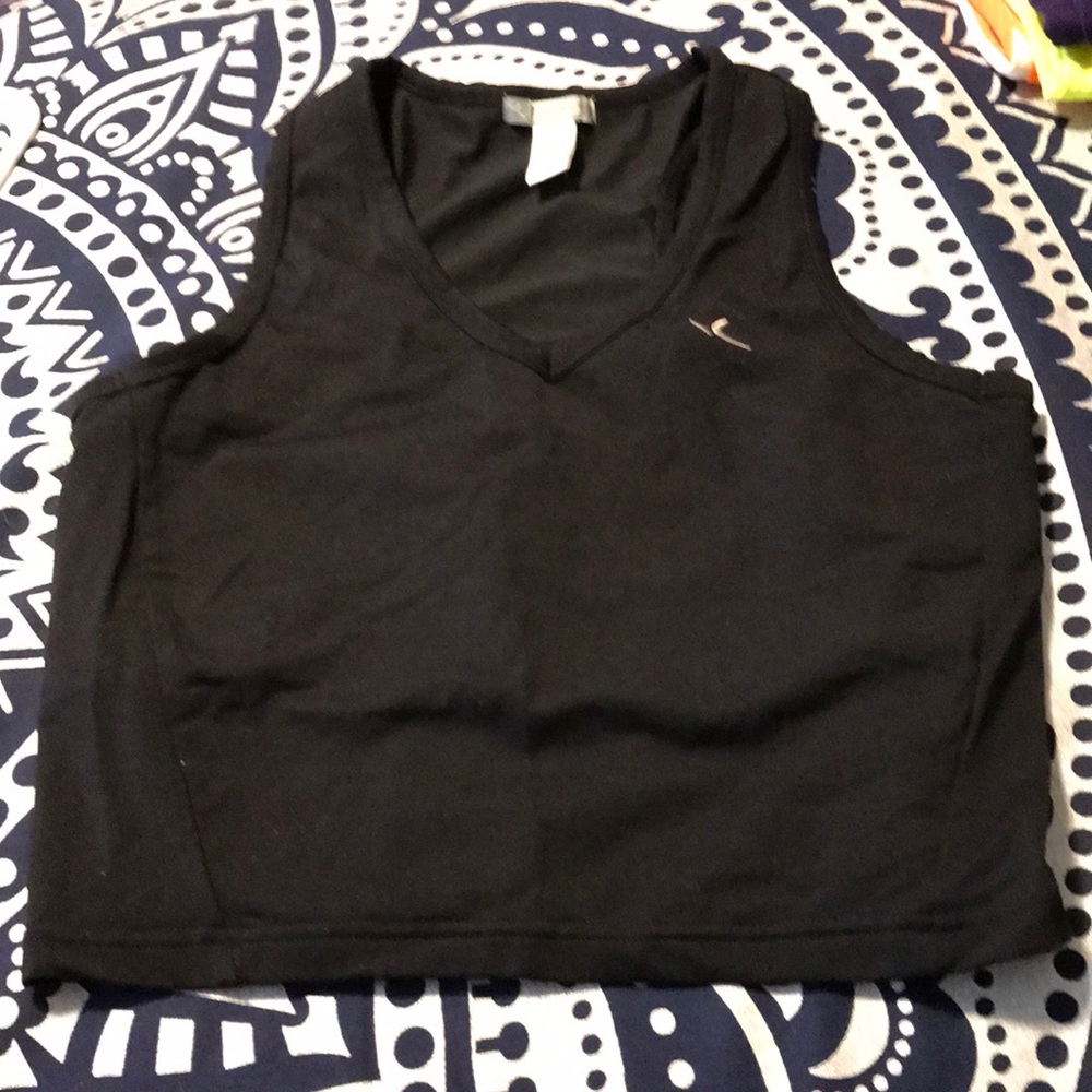 Yoga top with bra